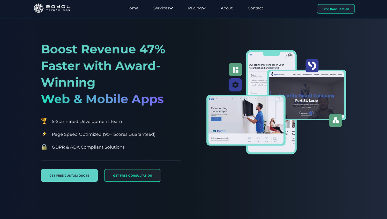 Screenshot of Royol Technology